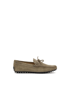 Tod's Beige Suede Leather Moccassin - 7.5