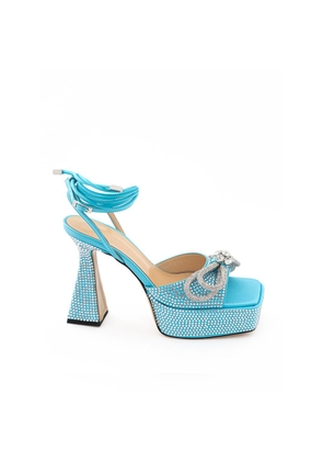 Blue Leather Platform - EU38/US8