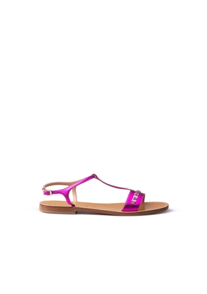 Purple Leather Sandal - EU37/US7