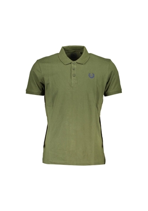 Gianmarco Venturi Green Cotton Polo Shirt - M