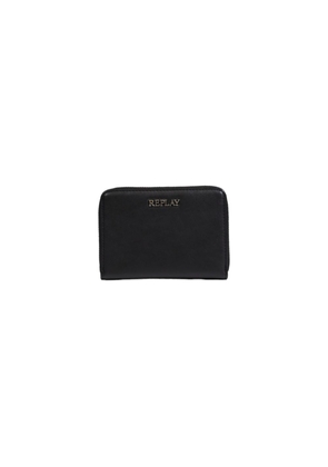 Replay Black Polyester Wallet