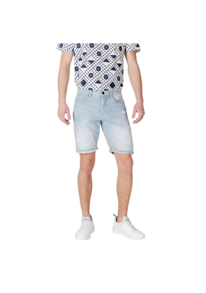 Antony Morato Light Blue Cotton Bermuda - W32