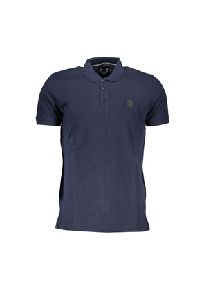 Gianmarco Venturi Blue Cotton Polo Shirt - L