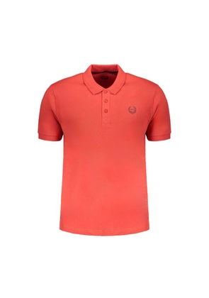 Gianmarco Venturi Red Cotton Polo Shirt - L