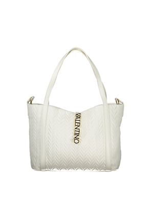 Mario Valentino White Polyethylene Handbag