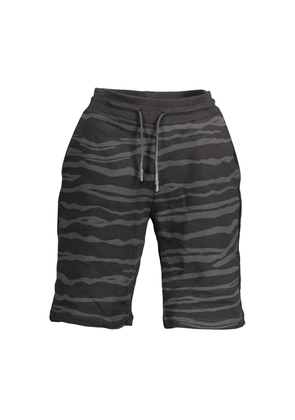 Cavalli Class Black Cotton Pant - L