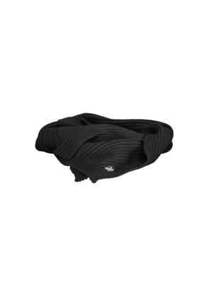 Black Wool Scarf