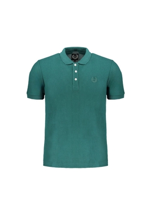 Gianmarco Venturi Green Cotton Polo Shirt - L