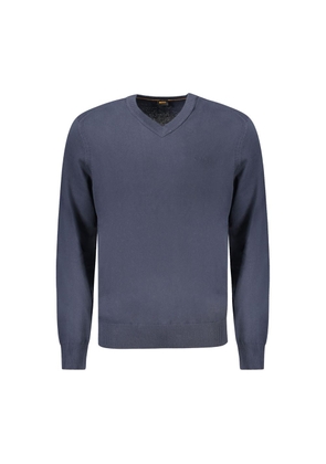 Blue Cotton Sweater - S
