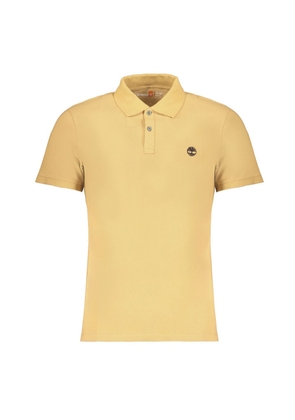 Beige Cotton Polo Shirt - S