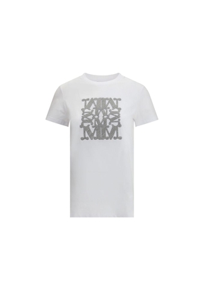 Max Mara Embroidered monogram T-shirt - M