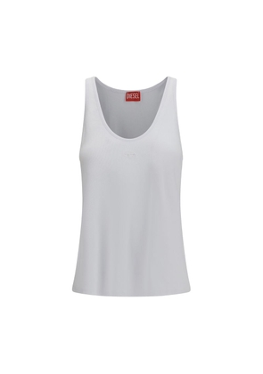 Diesel White Cotton Top - M