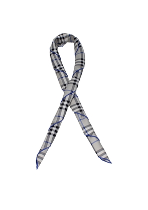 Burberry Gray Silk Foulards