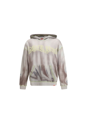 Diesel Gray Cotton Sweatshirt - M