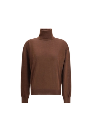 Saint Laurent Turtleneck Pullover in Cashmere, Wool, and Silk - M