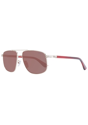 Rose Gold Men Sunglasses