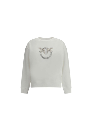PINKO White Cotton Sweatshirt - M