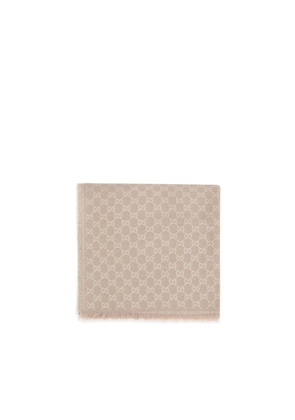Gucci Beige Wool Scarf