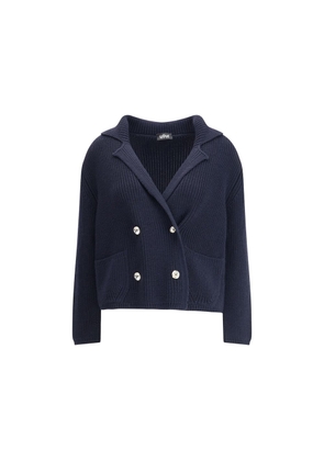 Ella Short Cardigan with hook-and-eye closure - S