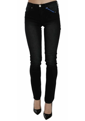 Versace Jeans Couture Dark Black Dora Slim Fit Denim Pants - W36