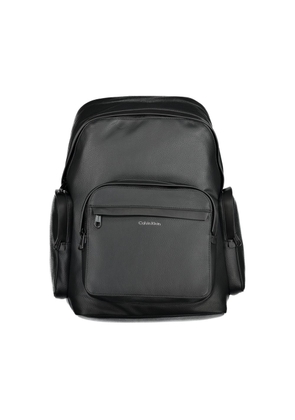 Black Polyester Backpack
