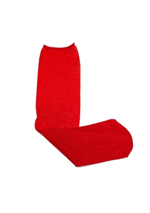 lurex long socks - U RED