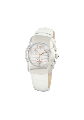 White Leather Watch