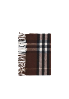 Cashmere check Scarf