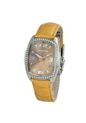 Orange Leather Watch