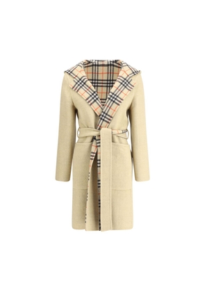 Reversible wool robe Coat - 8