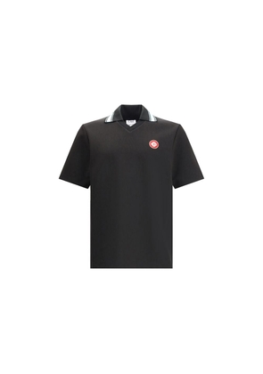 Polo Shirt with logo patch - S