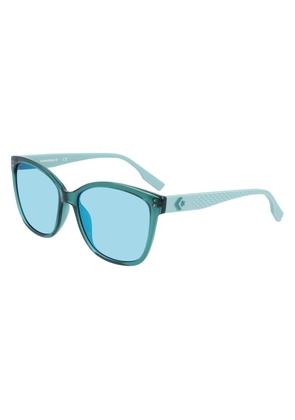 Green Injected Sunglasses