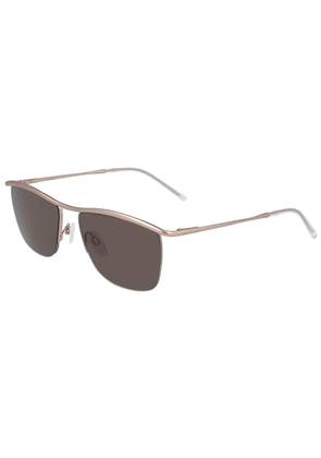 Rose Gold Metal Sunglasses