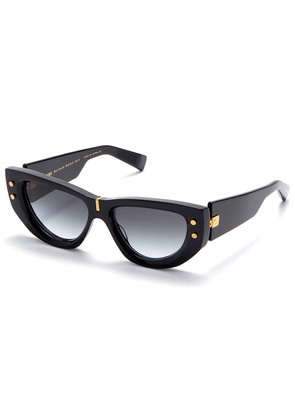 Balmain Black Acetate Sunglasses