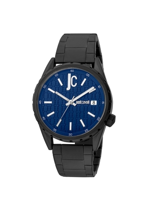Just Cavalli Black Stainless Steel Dress Watch