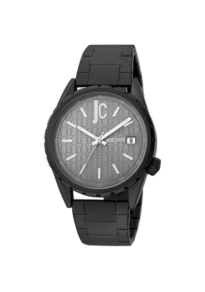 Just Cavalli Black Stainless Steel Dress Watch