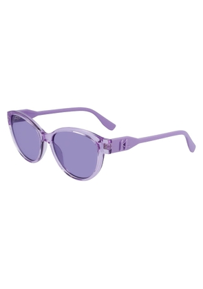 Purple Injected Sunglasses
