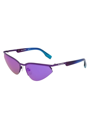 Karl Lagerfeld Purple Metal Sunglasses