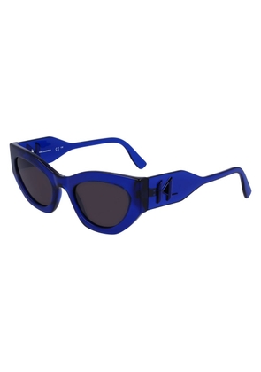 Karl Lagerfeld Blue Injected Sunglasses