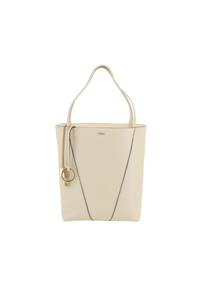 Chloé Cream Calf Leather Bos Taurus Shoulder Bag