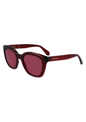 Ferragamo Red Injected Sunglasses