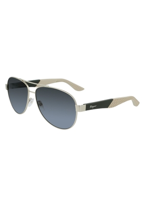 Ferragamo Gold Metal Sunglasses