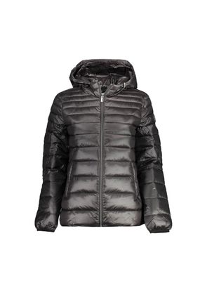 Black Nylon Jackets & Coat - 40