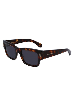 Ferragamo Brown Acetate Sunglasses