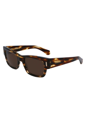 Ferragamo Brown Acetate Sunglasses