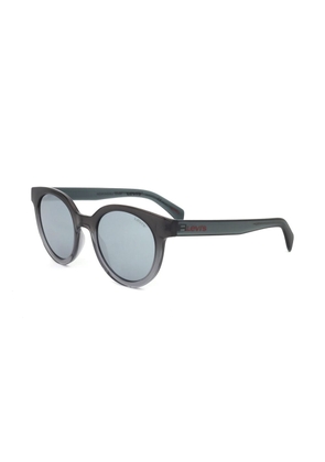 Gray Metal Sunglasses