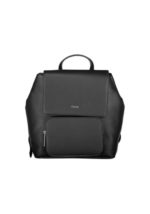 Black Polyester Backpack