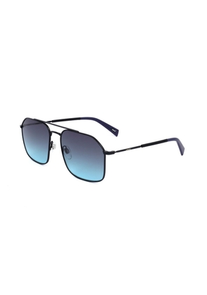 Gray Stainless Steel Stainless Steel Sunglasses