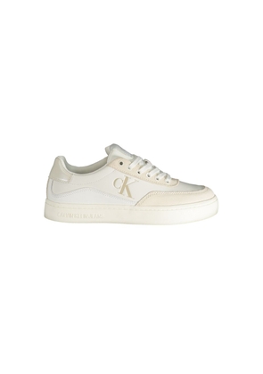 White Polyester Sneaker - EU40/US10