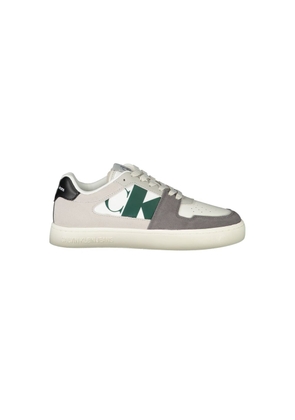 White Polyester Men Sneaker - EU40/US7